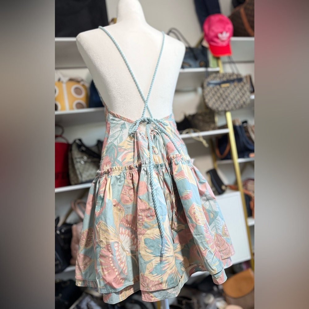 NWOT Free People deserted island mini dress medium - Picture 14 of 14